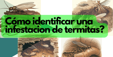 identificar una plaga de termitas